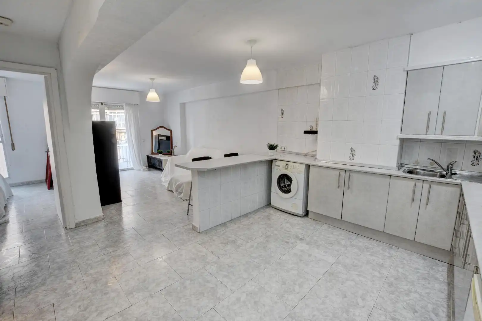 Cocina de Apartamento en venta en Benalmádena con Calefacción, Jardín privado y Terraza