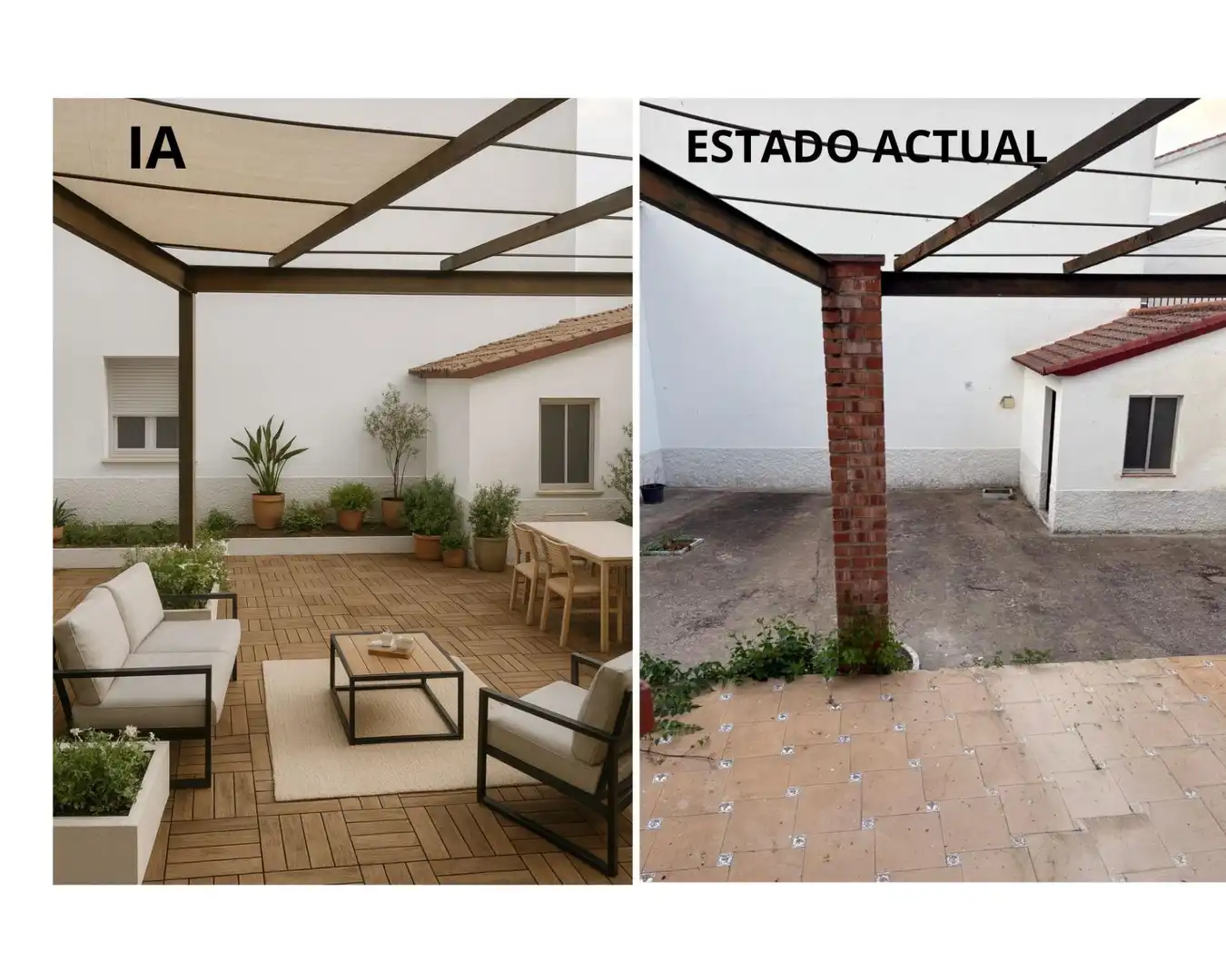 Terrassa de Casa o xalet en venda en Las Navas de la Concepción
