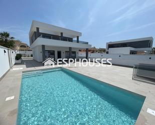 Exterior view of House or chalet for sale in Formentera del Segura  with Air Conditioner, Terrace and Swimming Pool