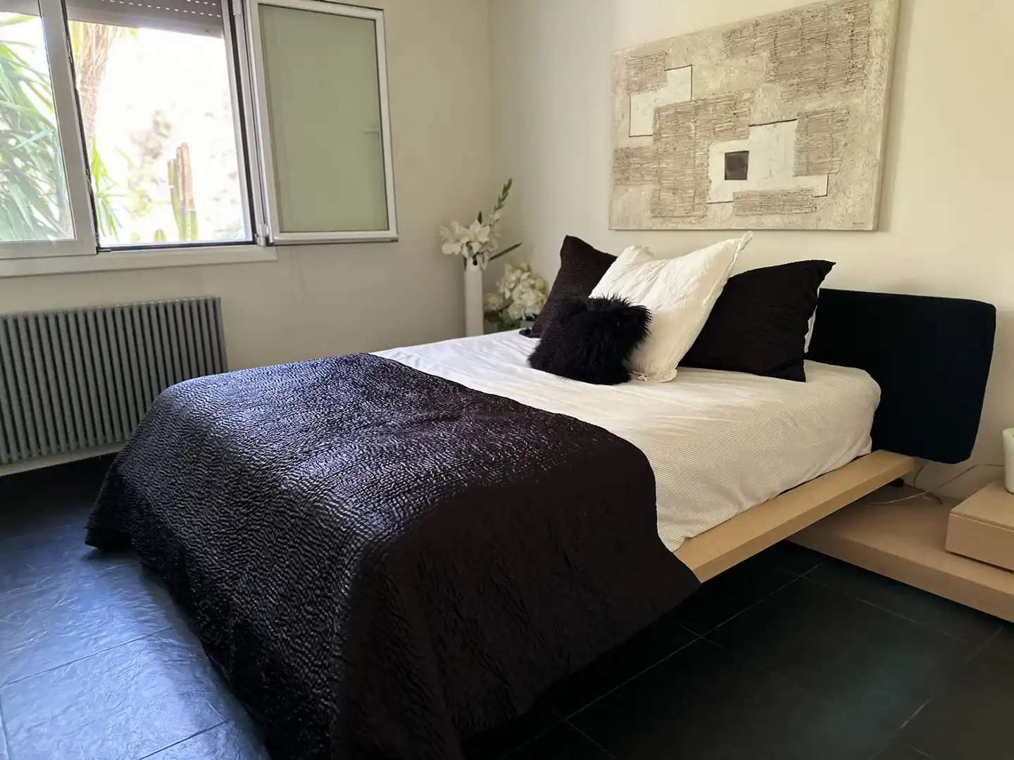 Schlafzimmer von Haus oder Chalet zum Verkauf in Mont-roig del Camp mit Klimaanlage, Heizung und Privatgarten