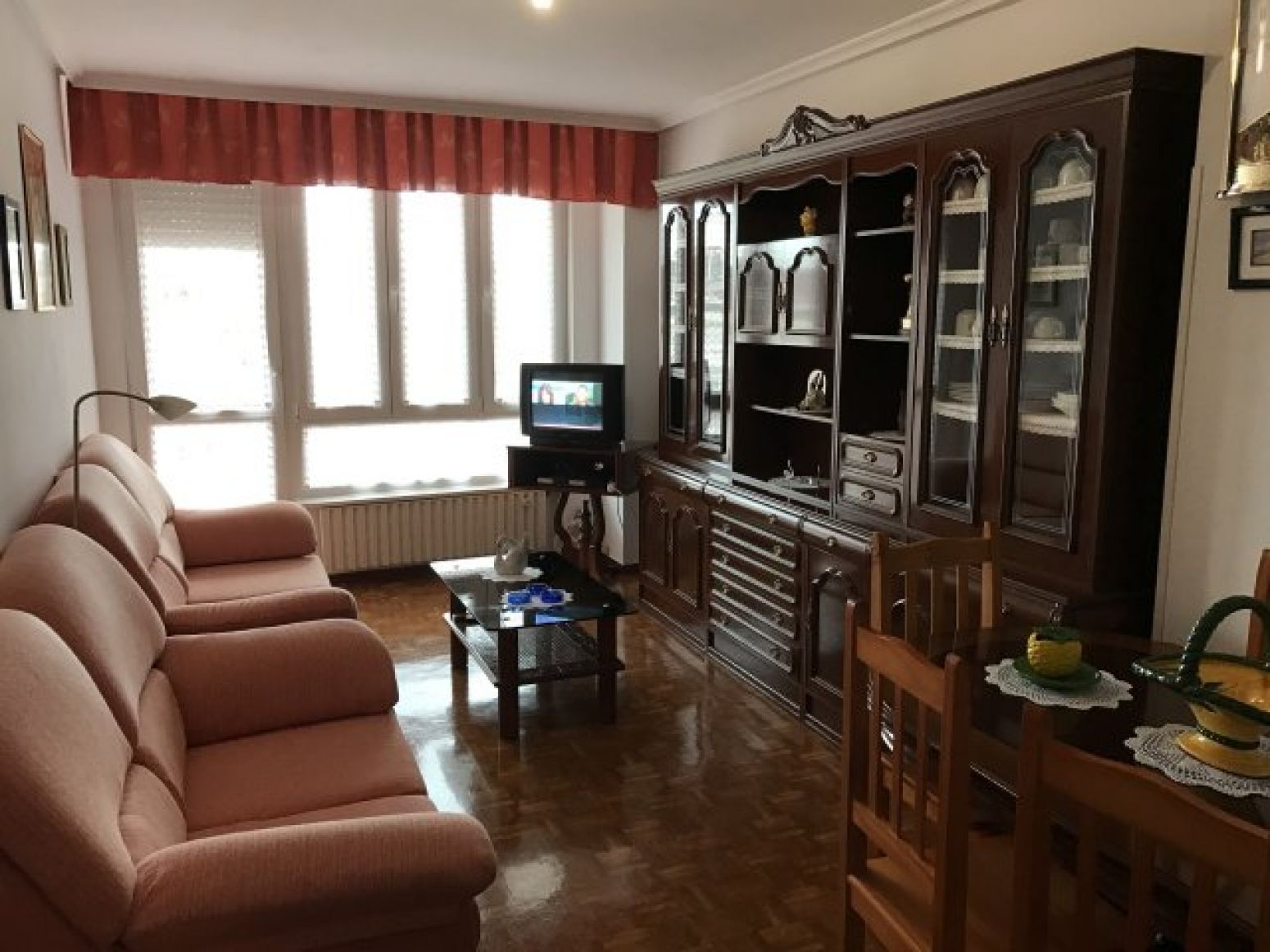 Living room of Flat to rent in Entrambasaguas  with Heating, Parquet flooring and Terrace