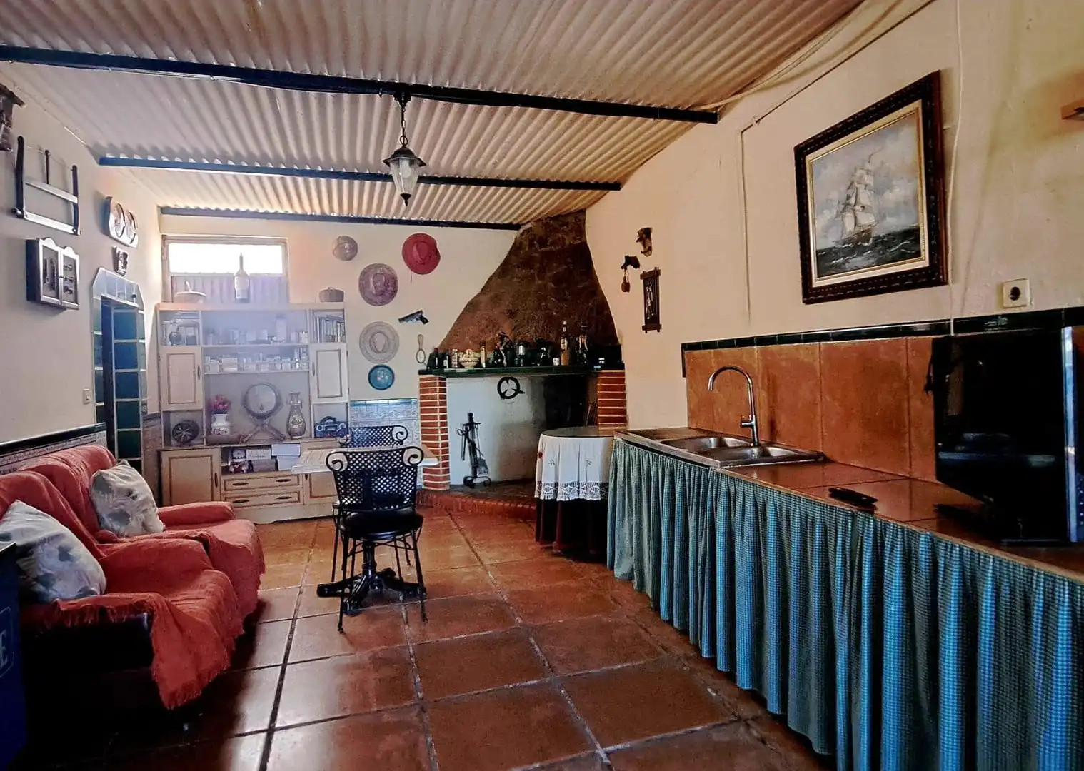Cocina de Finca rústica en venta en Berja con Aire acondicionado, Calefacción y Jardín privado