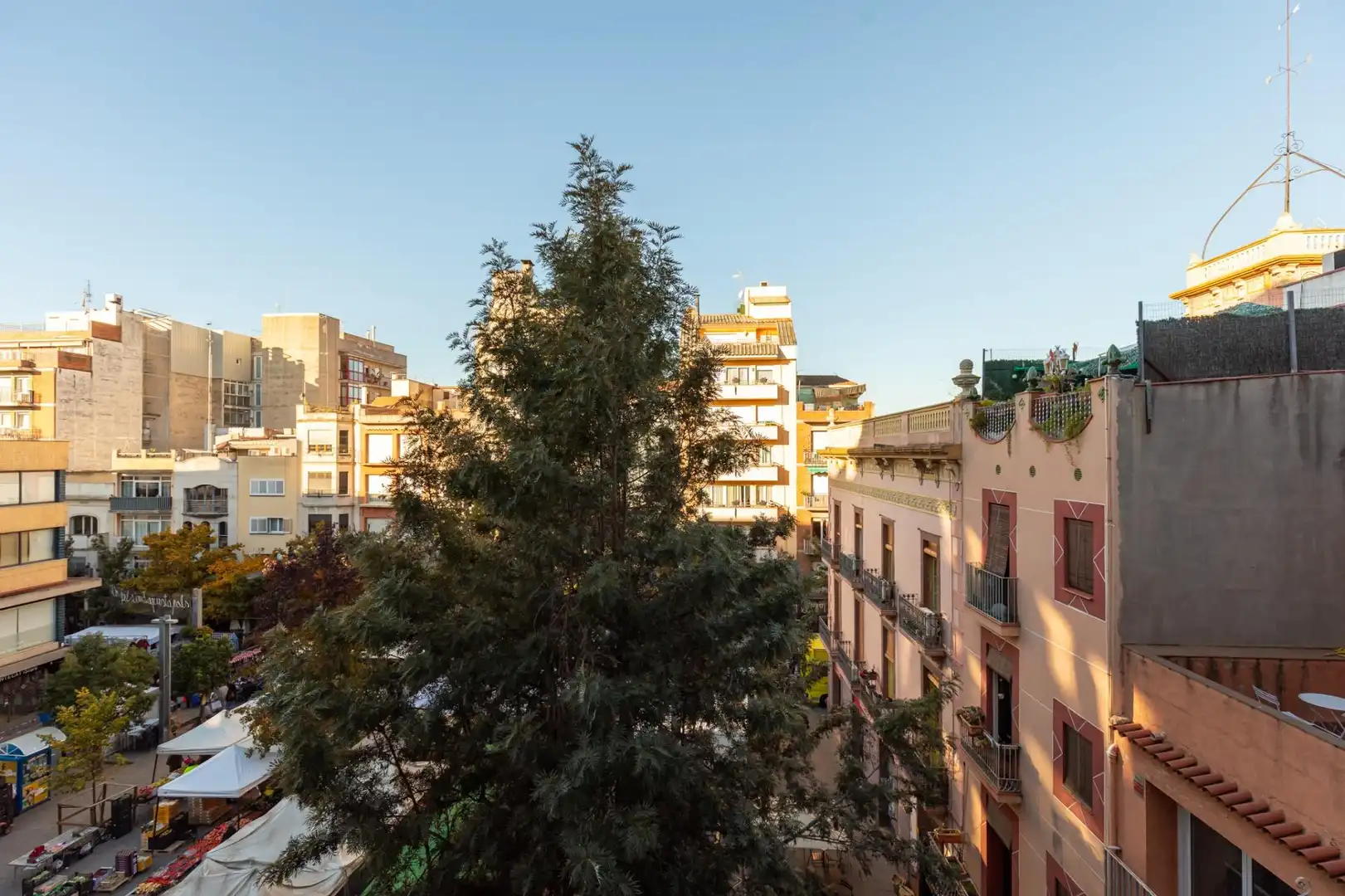 Vista exterior de Piso en venta en Granollers con Aire acondicionado, Calefacción y Terraza