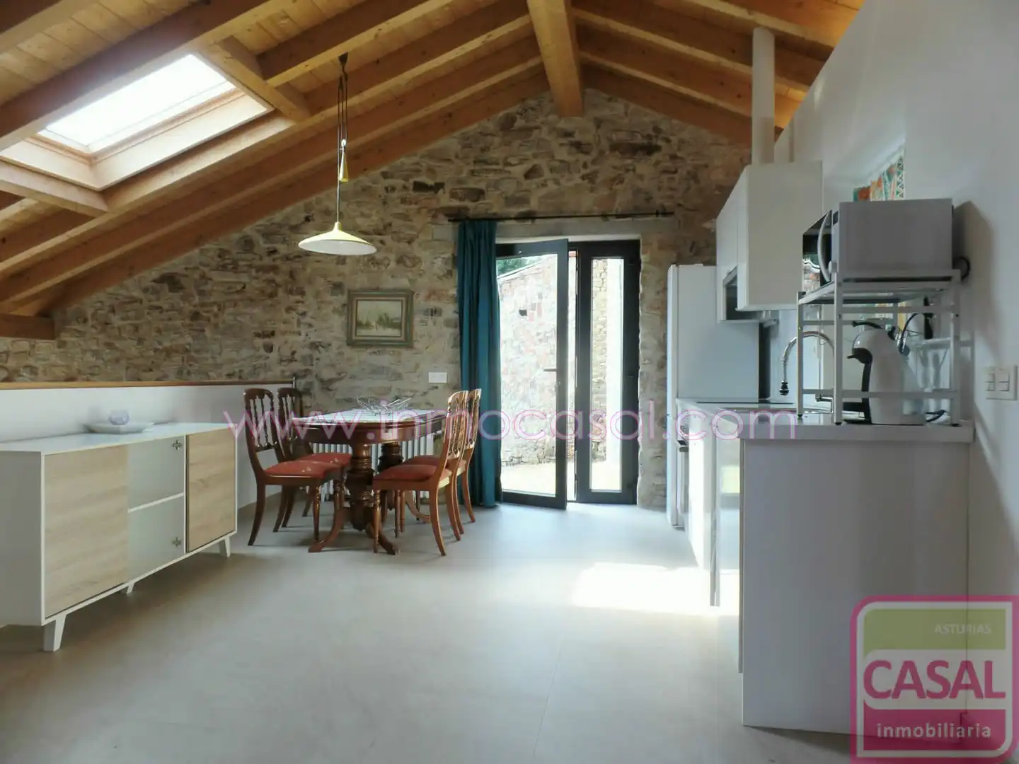 Cocina de Casa o chalet de alquiler en Oviedo  con Calefacción, Terraza y Trastero