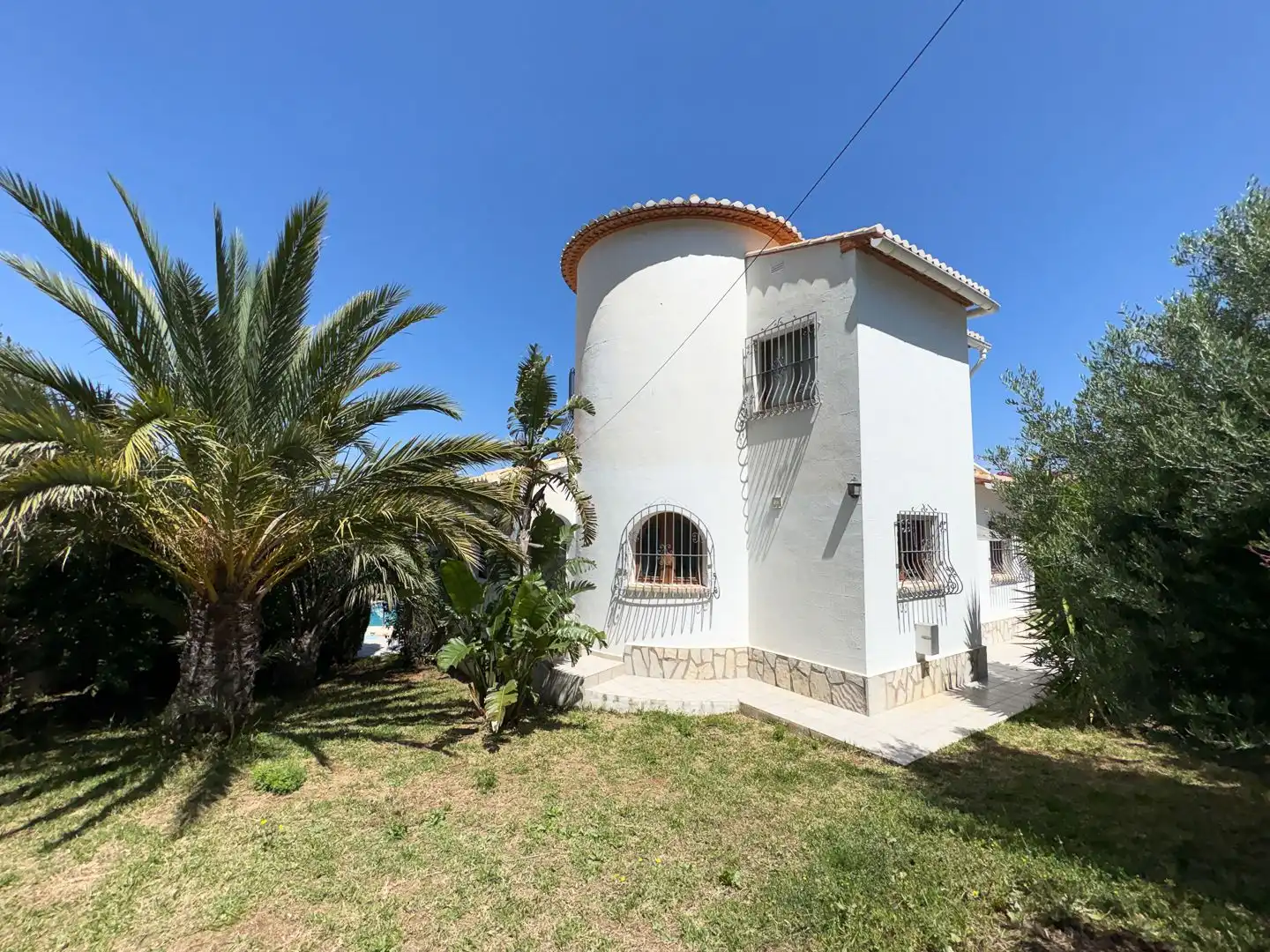 Vista exterior de Casa o chalet en venta en Dénia con Aire acondicionado, Calefacción y Jardín privado