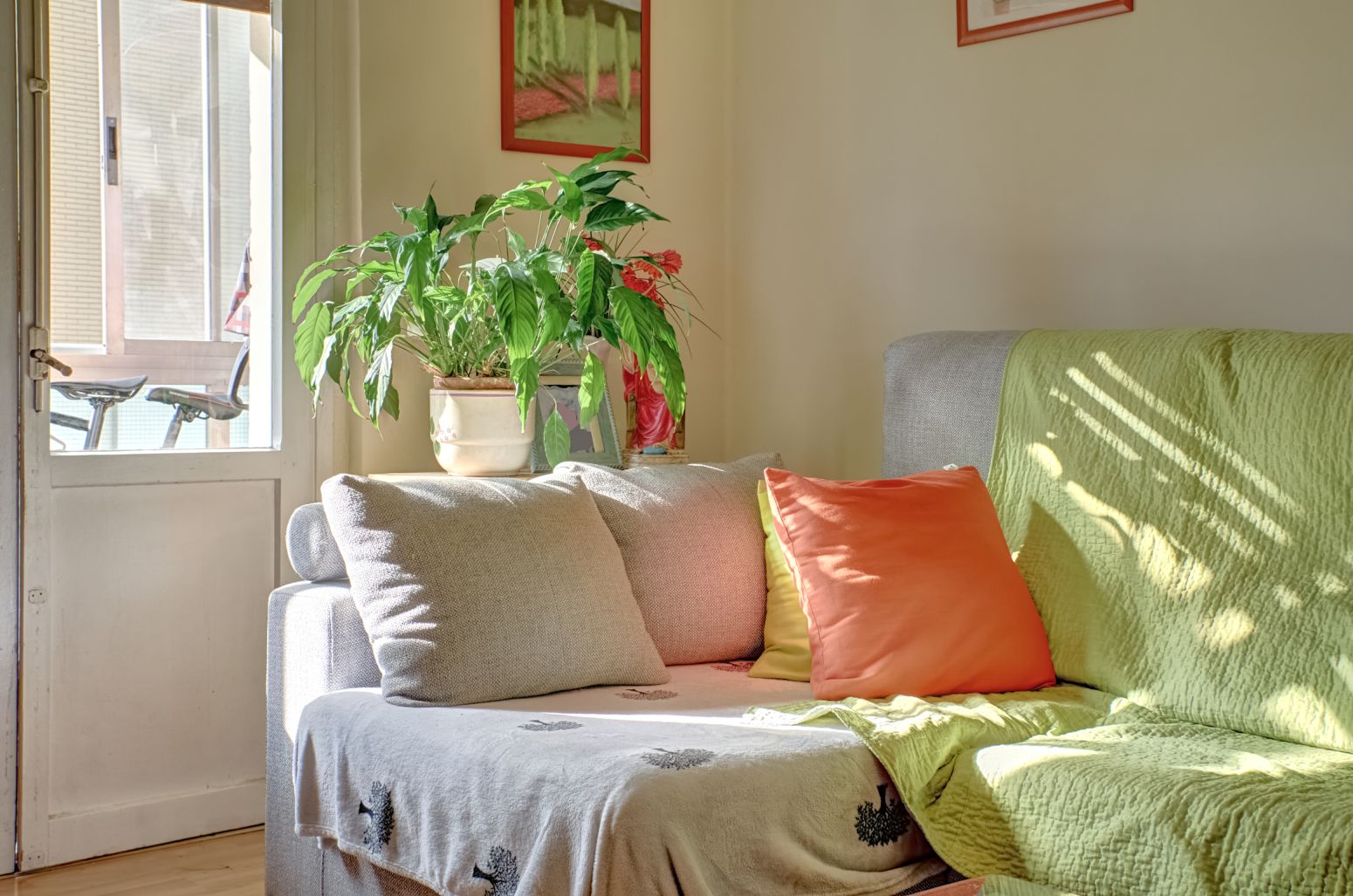 Living room of Flat for sale in Burlada / Burlata  with Heating and Terrace