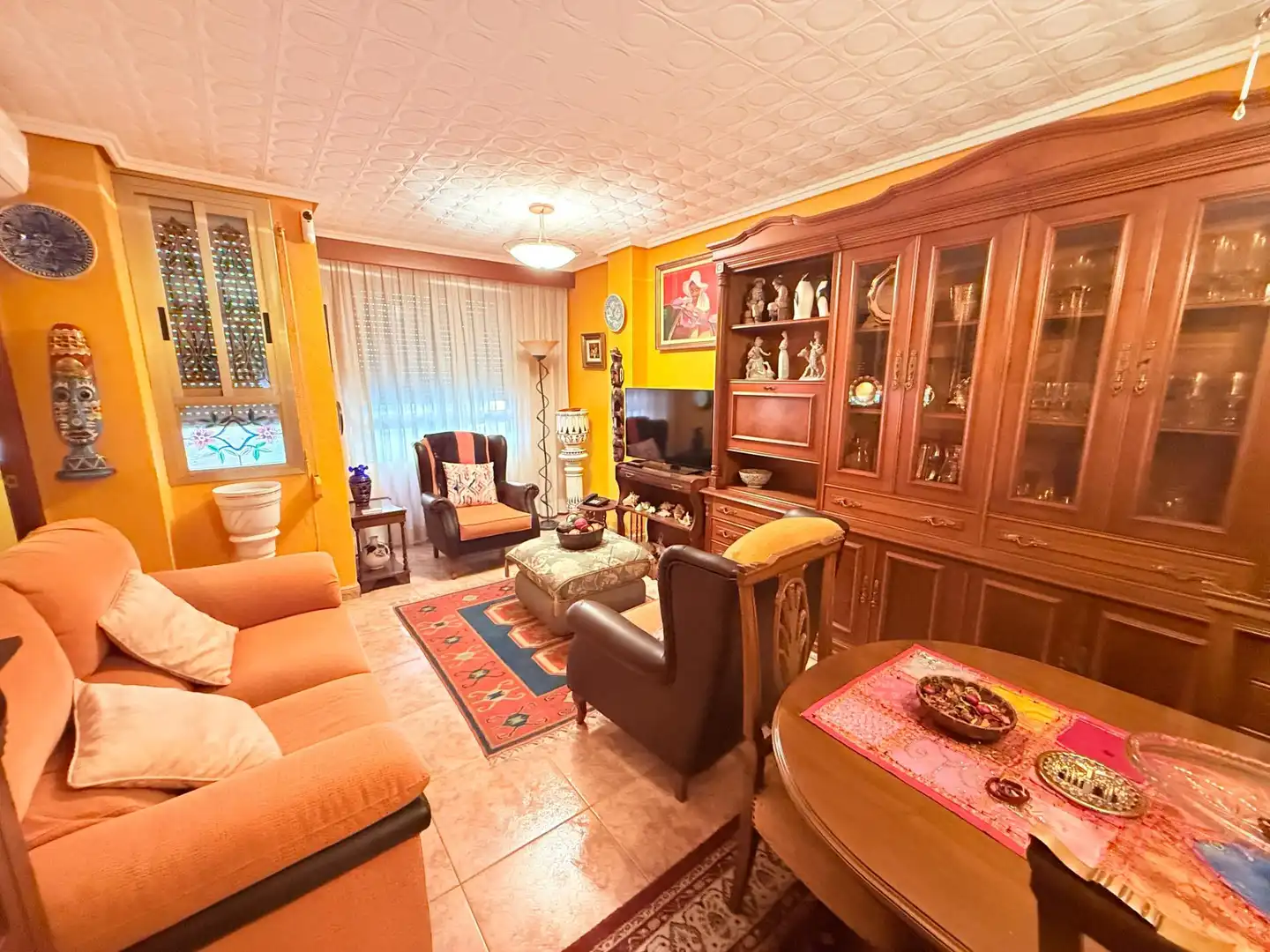 Sala d'estar de Pis en venda en Valencia amb Aire condicionat i Alarma