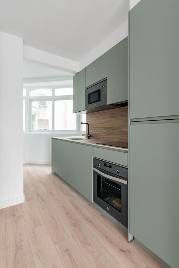 Kitchen of Flat for sale in  Madrid Capital  with Air Conditioner and Heating