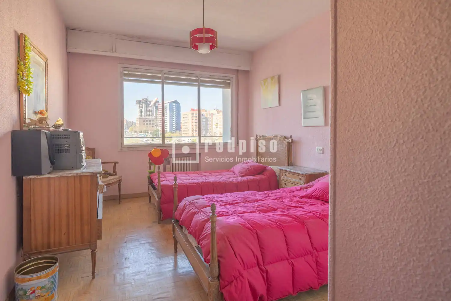 Schlafzimmer von Wohnung zum Verkauf in Madrid mit Heizung, Terrasse und Abstellraum