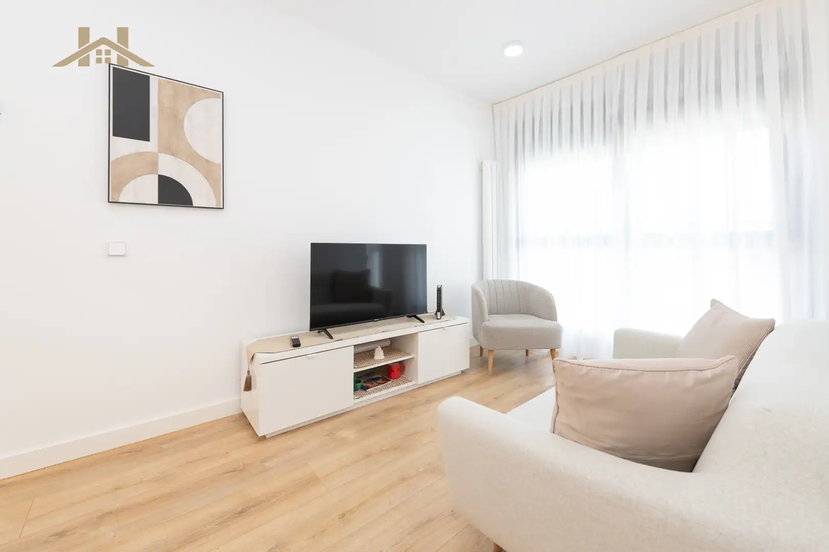 Sala de estar de Piso en venta en Tres Cantos con Aire acondicionado, Calefacción y Trastero