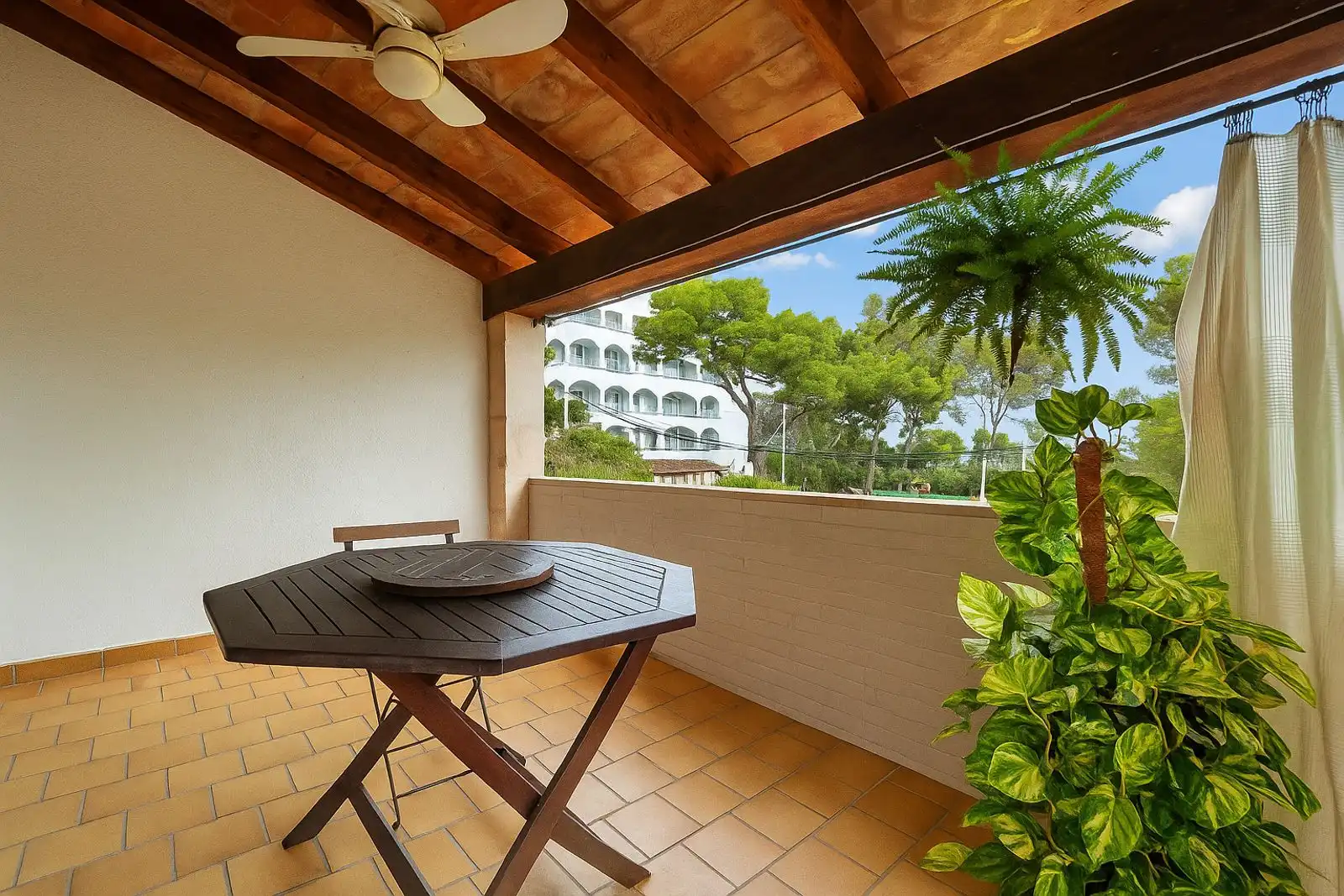 Terrasse von Wohnungen zum Verkauf in Alcúdia mit Klimaanlage, Heizung und Parkett