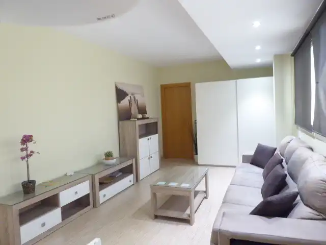 Wohnzimmer von Wohnungen zur Miete in Málaga mit Klimaanlage, Terrasse und Möbliert