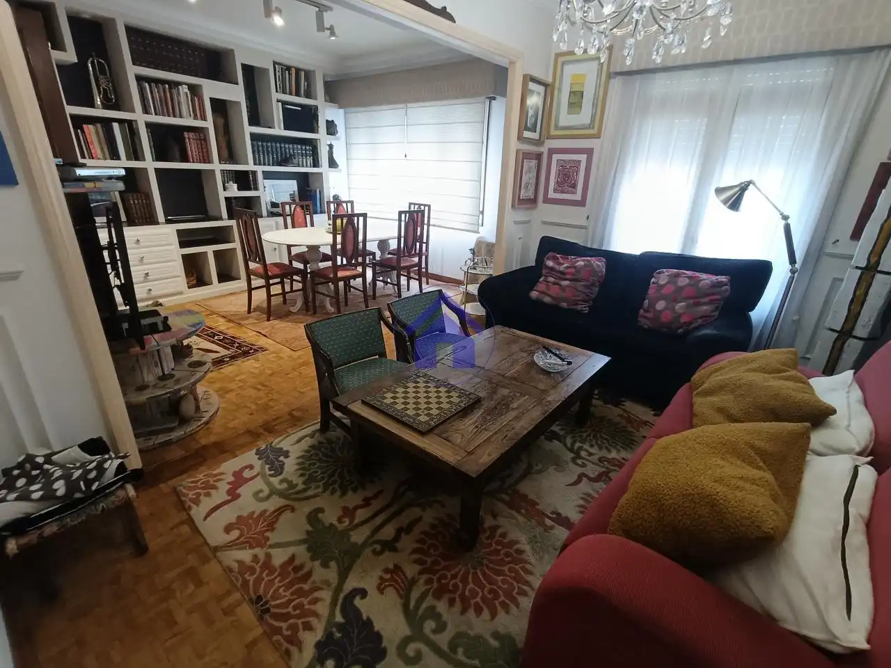 Living room of Flat for rent in Vigo   with Heating, Parquet flooring and Terrace