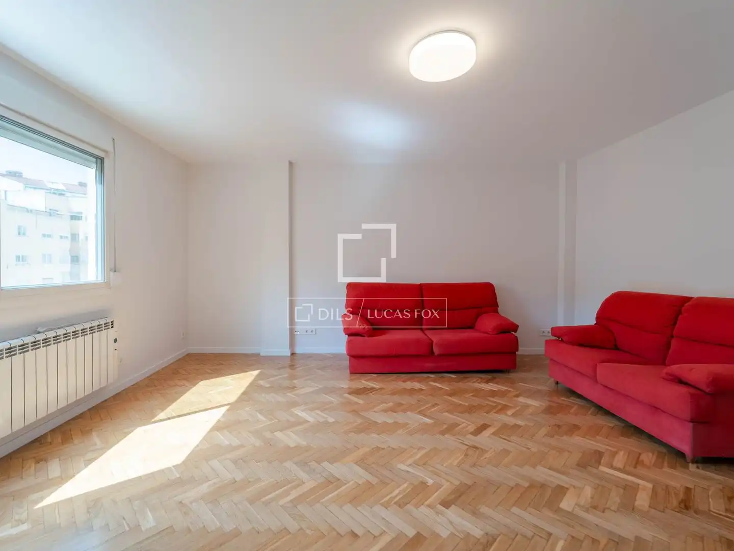 Sala d'estar de Pis de lloguer en Valencia amb Aire condicionat, Parquet i Terrassa