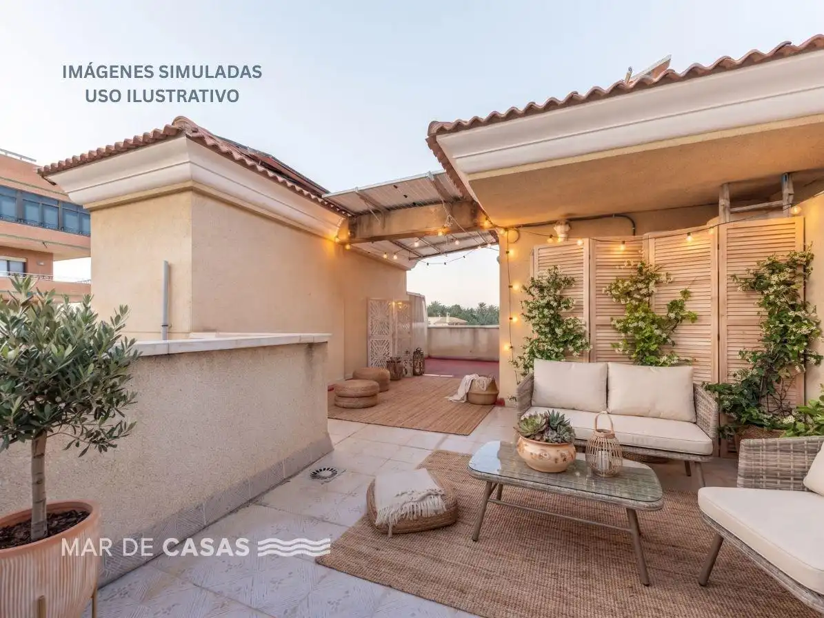 Terraza de Casa adosada en venta en Elche / Elx con Aire acondicionado, Terraza y Trastero