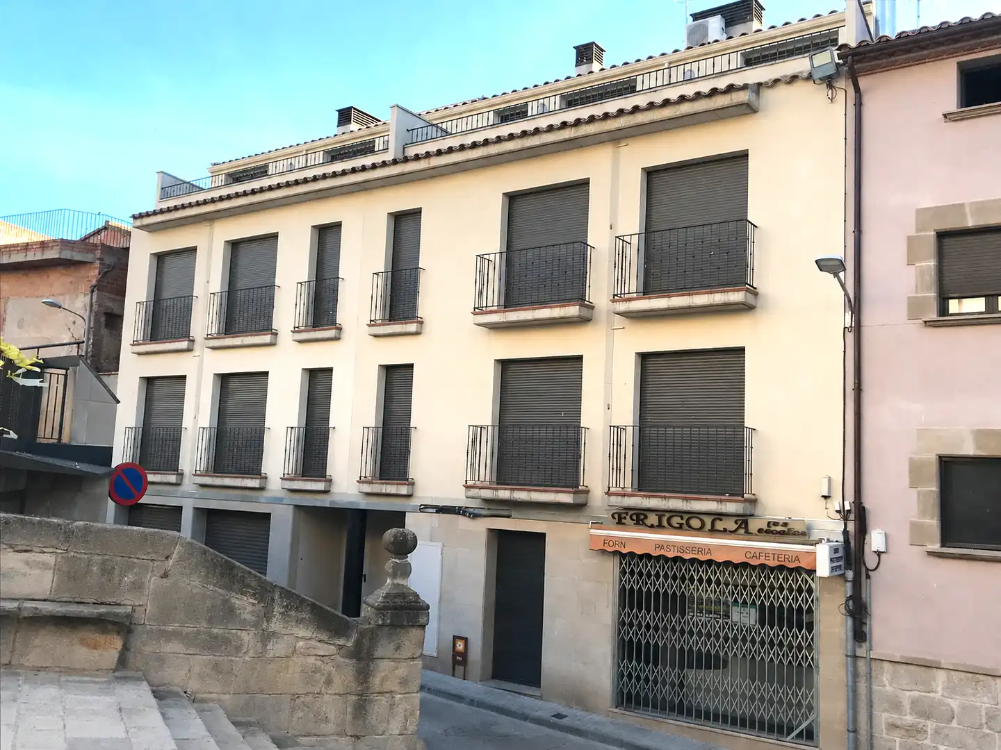 Vista exterior de Dúplex en venta en Bellpuig con Aire acondicionado, Calefacción y Terraza