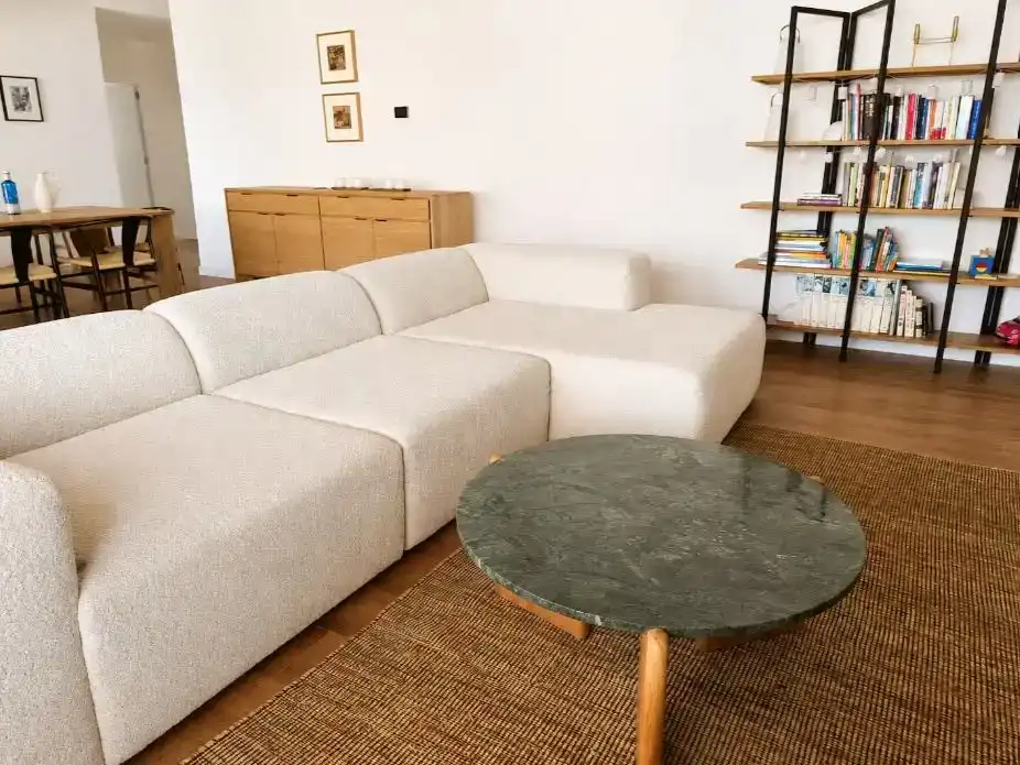 Sala d'estar de Pis en venda en Sant Feliu de Guíxols amb Aire condicionat, Piscina i Balcó