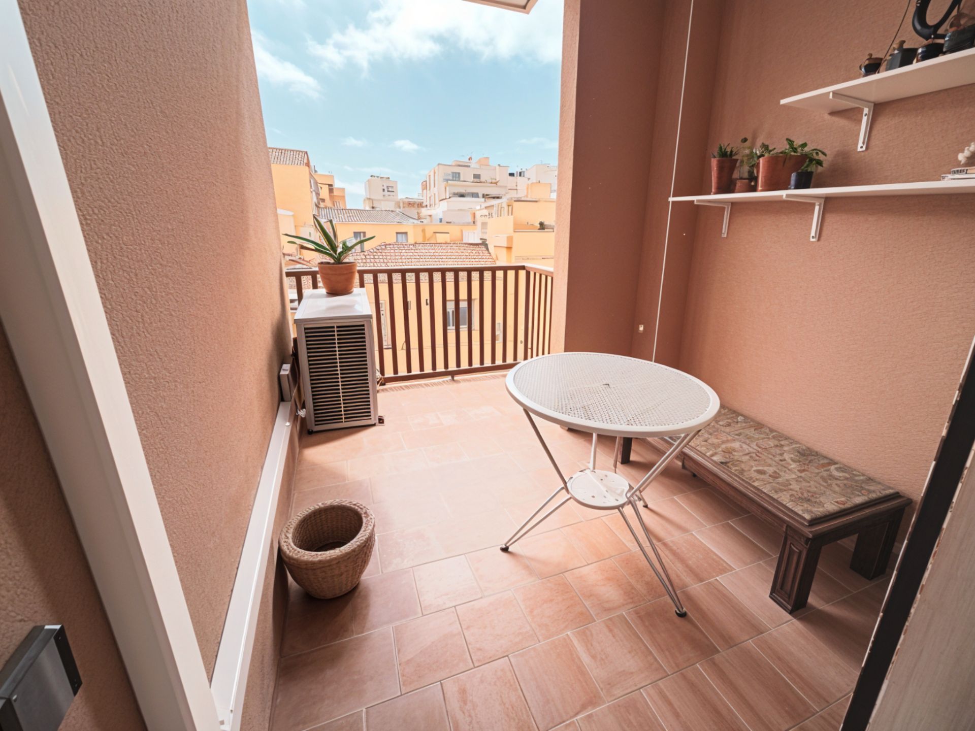 Balcony of Flat for sale in  Barcelona Capital  with Air Conditioner and Balcony