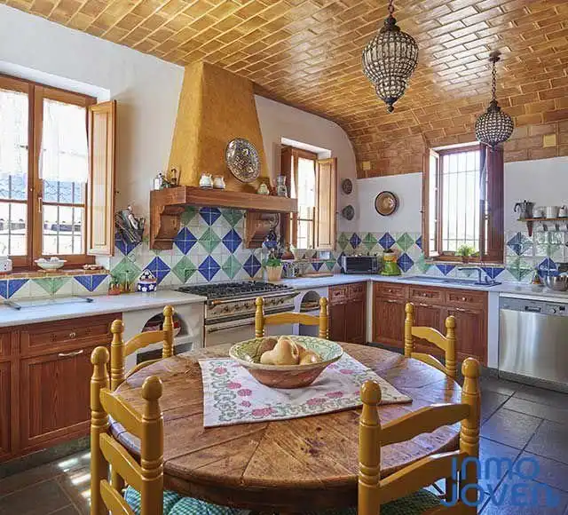 Cocina de Casa o chalet en venta en Mutxamel con Jardín privado, Terraza y Piscina