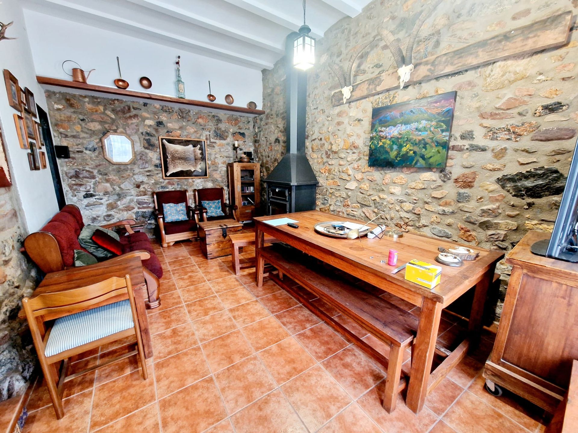 Dining room of House or chalet for sale in Alcudia de Veo  with Air Conditioner, Storage room and Furnished