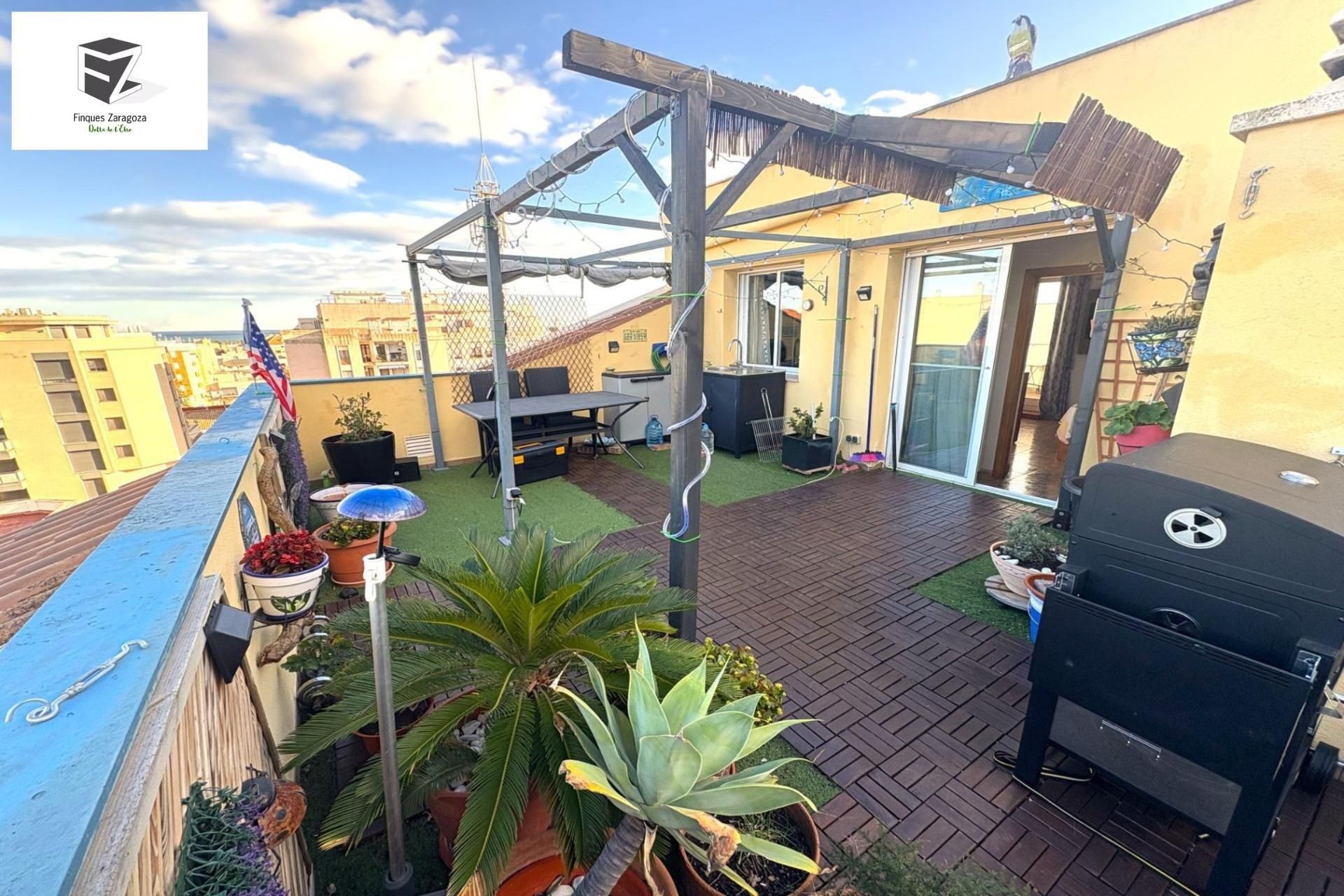 Terrasse von Dachboden zum verkauf in Sant Carles de la Ràpita mit Klimaanlage, Heizung und Terrasse