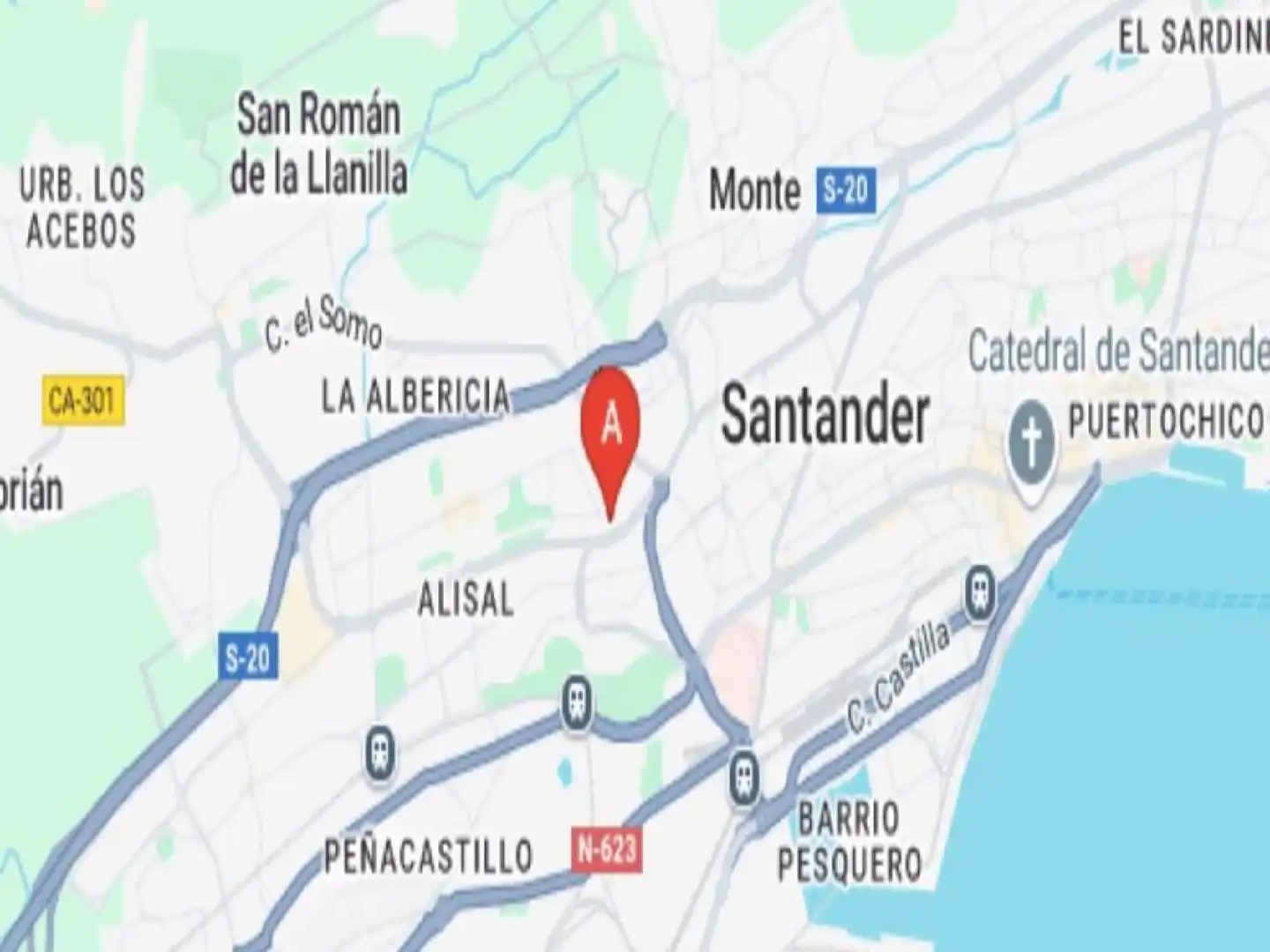 Vista exterior de Piso en venta en Santander