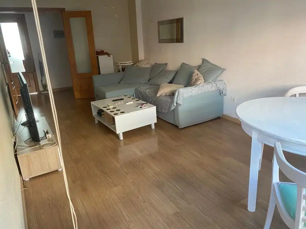 Living room of Flat for sale in Murcia  with Air Conditioner, Terrace and Furnished