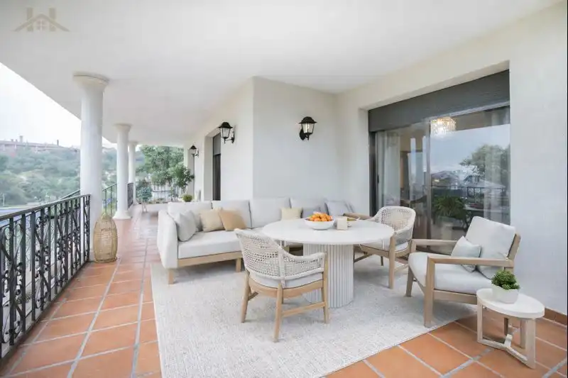 Terraza de Casa adosada en venta en Las Rozas de Madrid