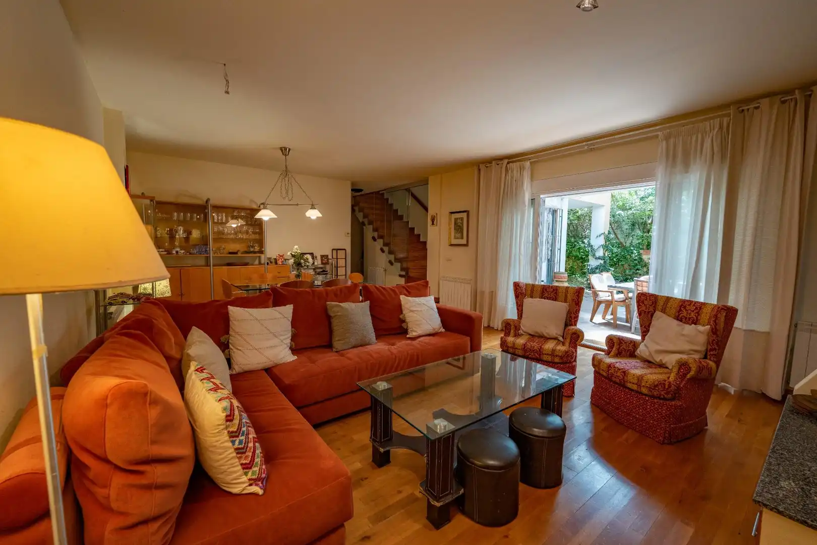 Sala de estar de Casa o chalet en venta en Cáceres con Calefacción, Jardín privado y Parquet