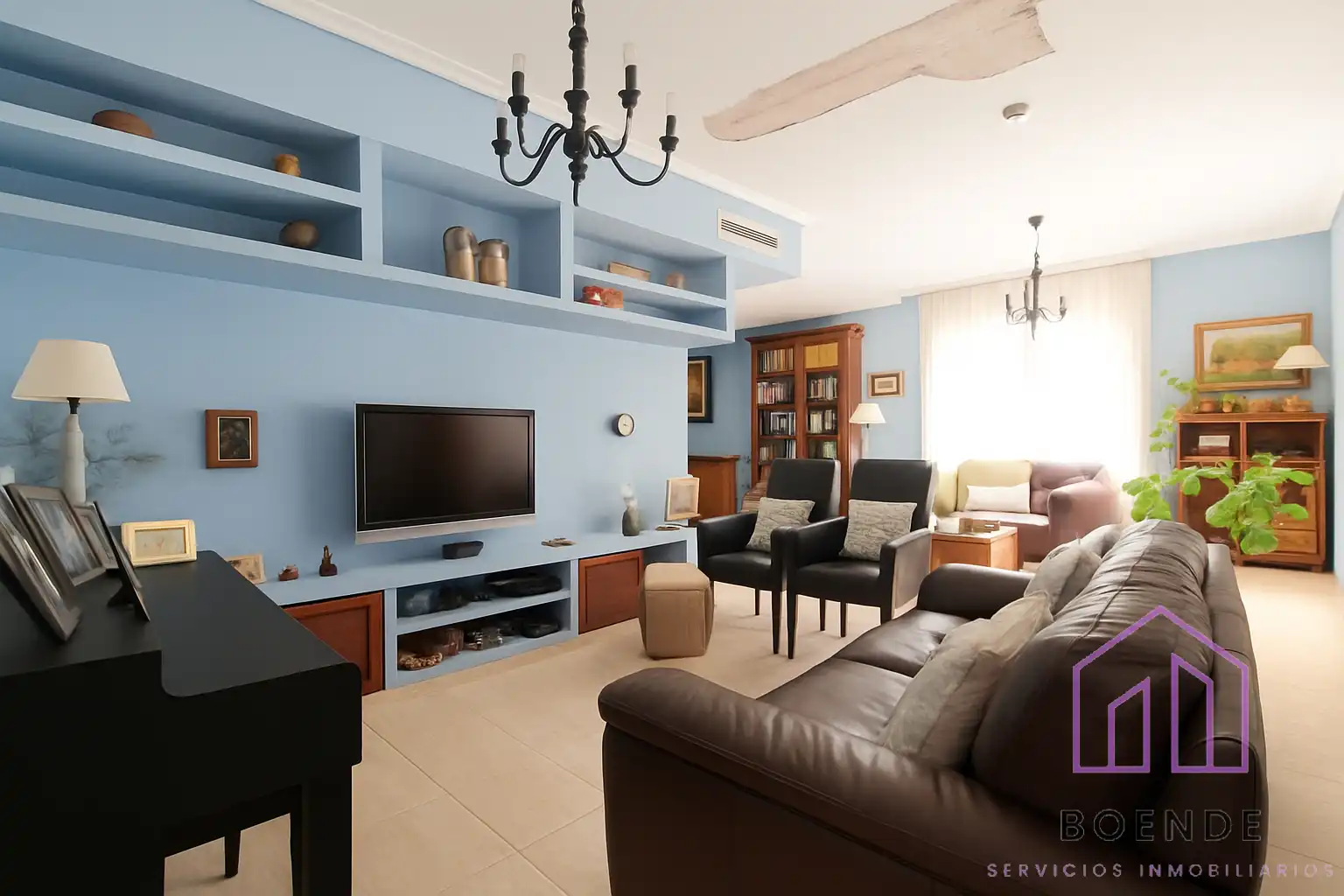 Sala de estar de Casa o chalet en venta en Rivas-Vaciamadrid con Aire acondicionado, Calefacción y Jardín privado