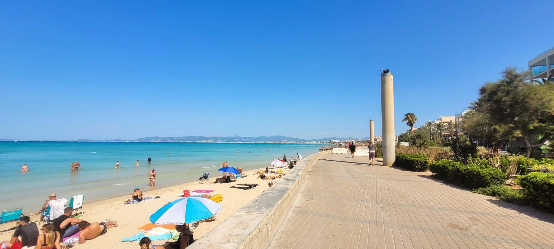 Vista exterior de Pis en venda en  Palma de Mallorca amb Aire condicionat, Terrassa i Balcó