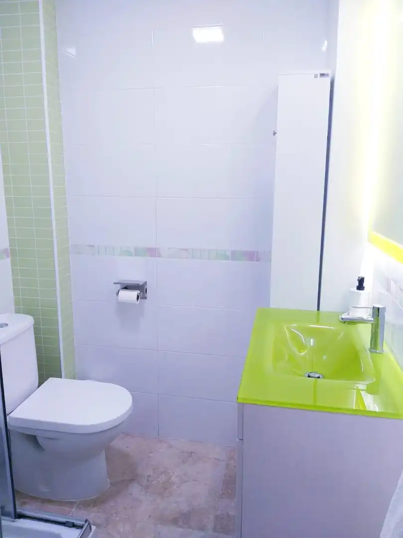 Bathroom of Flat for rent in Sevilla  with Air Conditioner and Furnished
