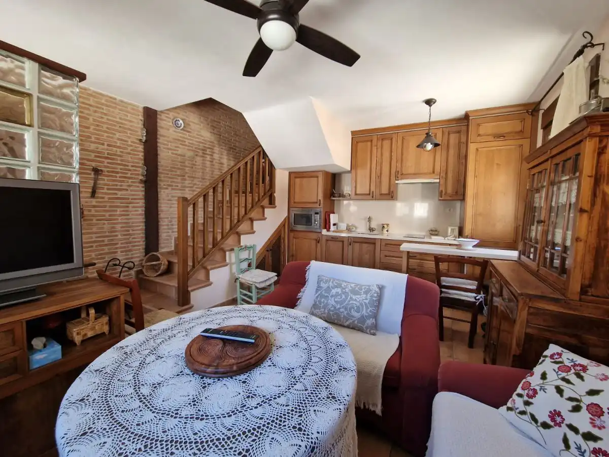 Sala de estar de Casa o chalet en venta en Barrado con Aire acondicionado, Calefacción y Amueblado