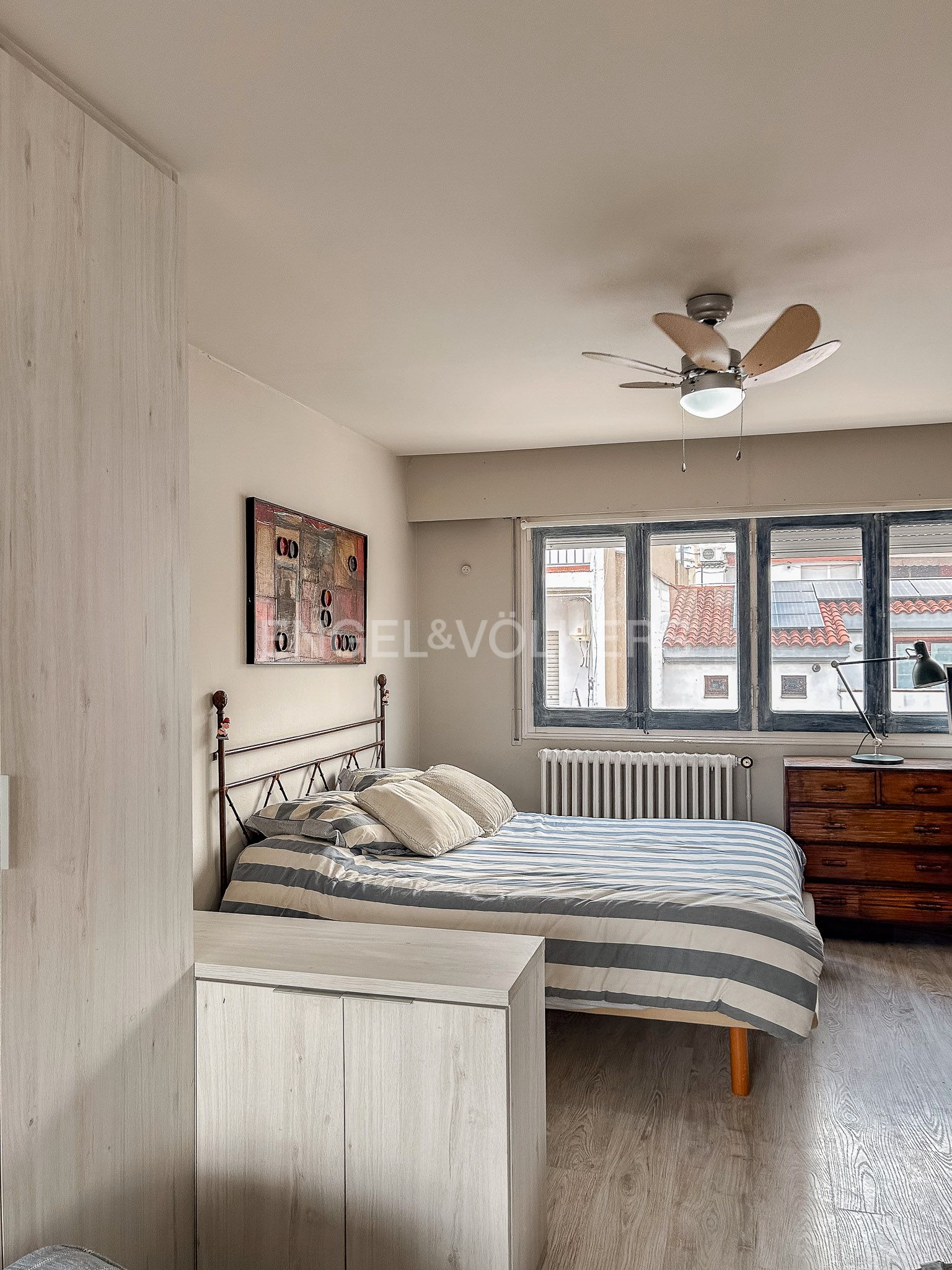 Bedroom of House or chalet to rent in Santa Coloma de Gramenet  with Air Conditioner, Heating and Terrace
