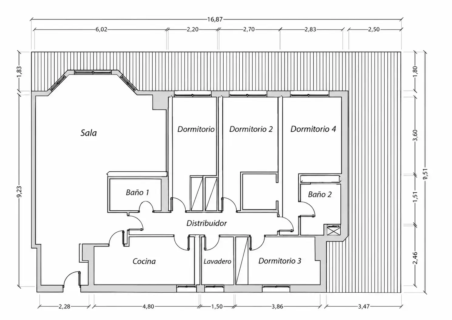 Wohnung mit Terrasse zum Verkauf in Carrer de Can Ràbia, imagen 49