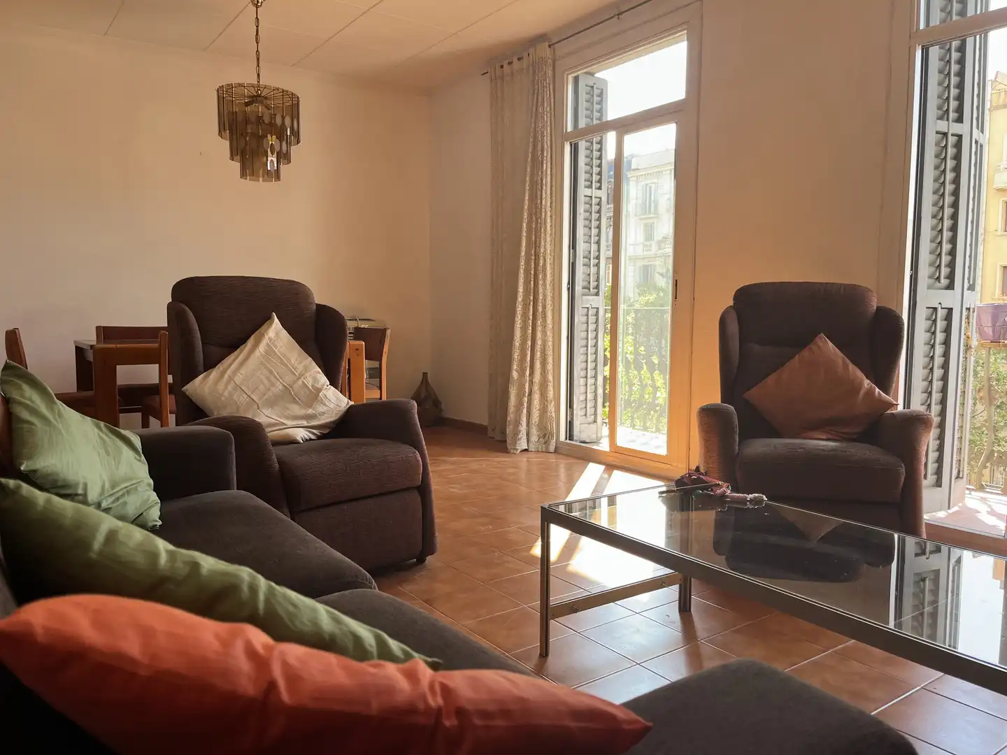 Wohnzimmer von Wohnung zum Verkauf in  Barcelona Capital mit Balkon