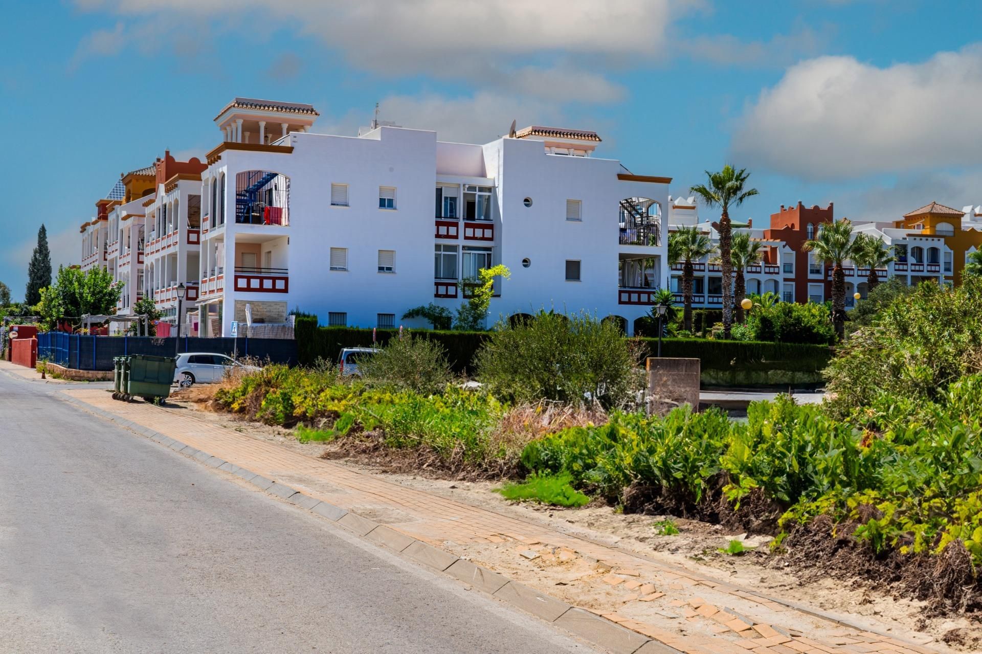 Exterior view of Flat for sale in Sanlúcar de Barrameda  with Air Conditioner, Private garden and Terrace