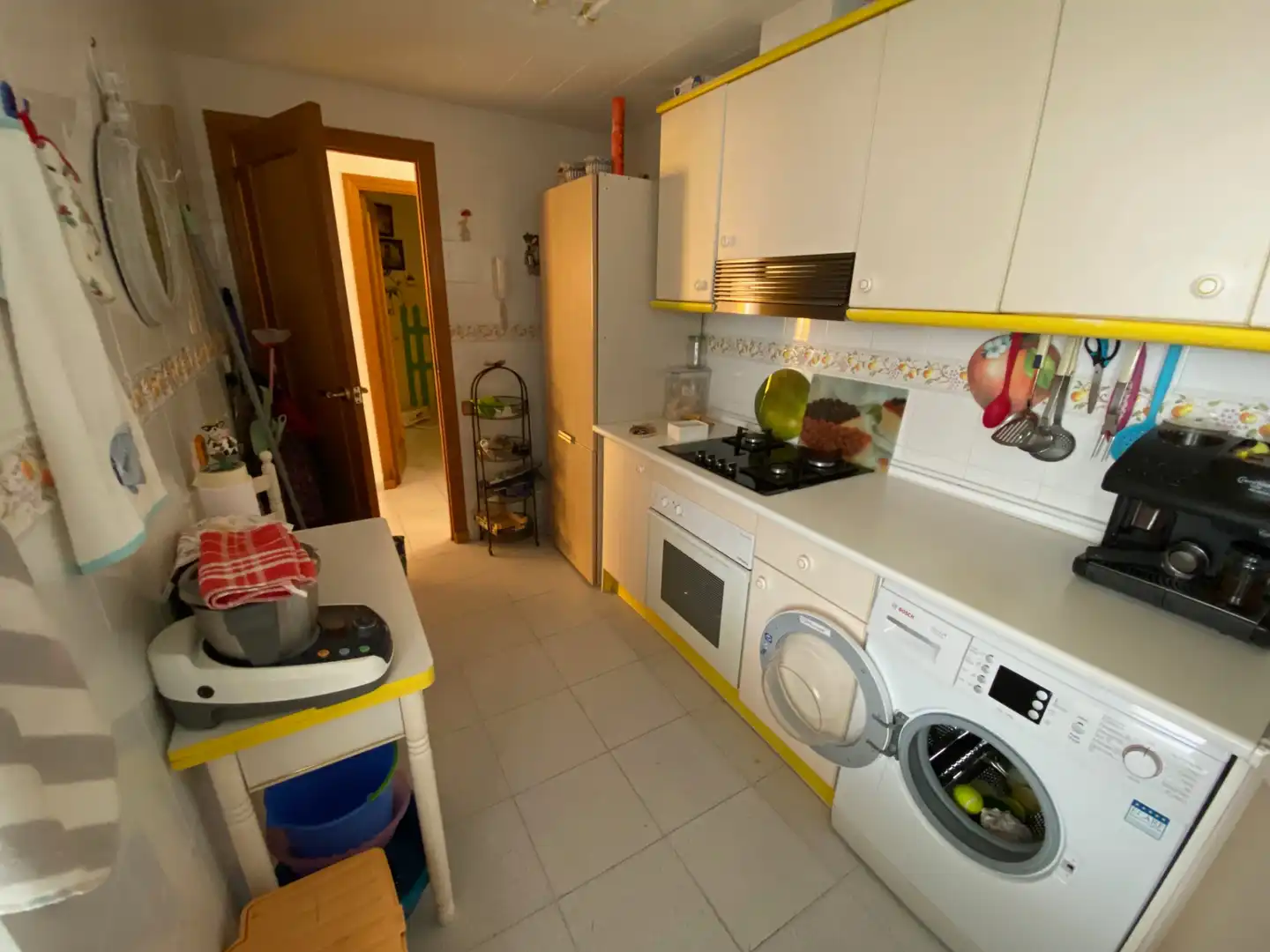 Cocina de Piso de alquiler en Alicante / Alacant con Amueblado, Horno y Lavadora