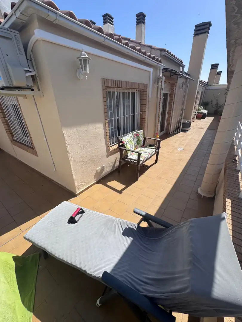 Terrasse von Dachboden zum Verkauf in Villena mit Klimaanlage, Heizung und Parkett