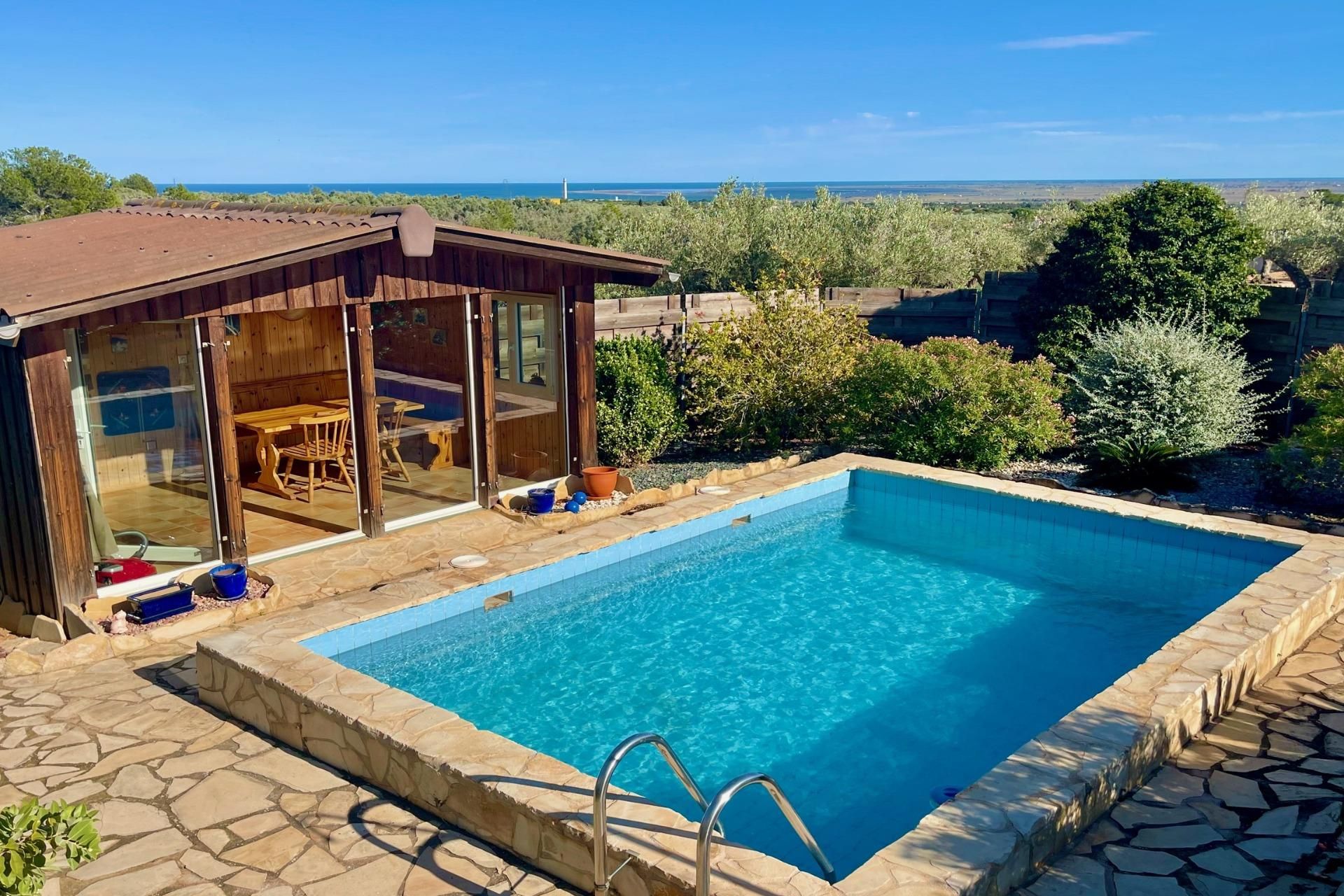 Swimming pool of House or chalet for sale in Camarles  with Private garden and Swimming Pool