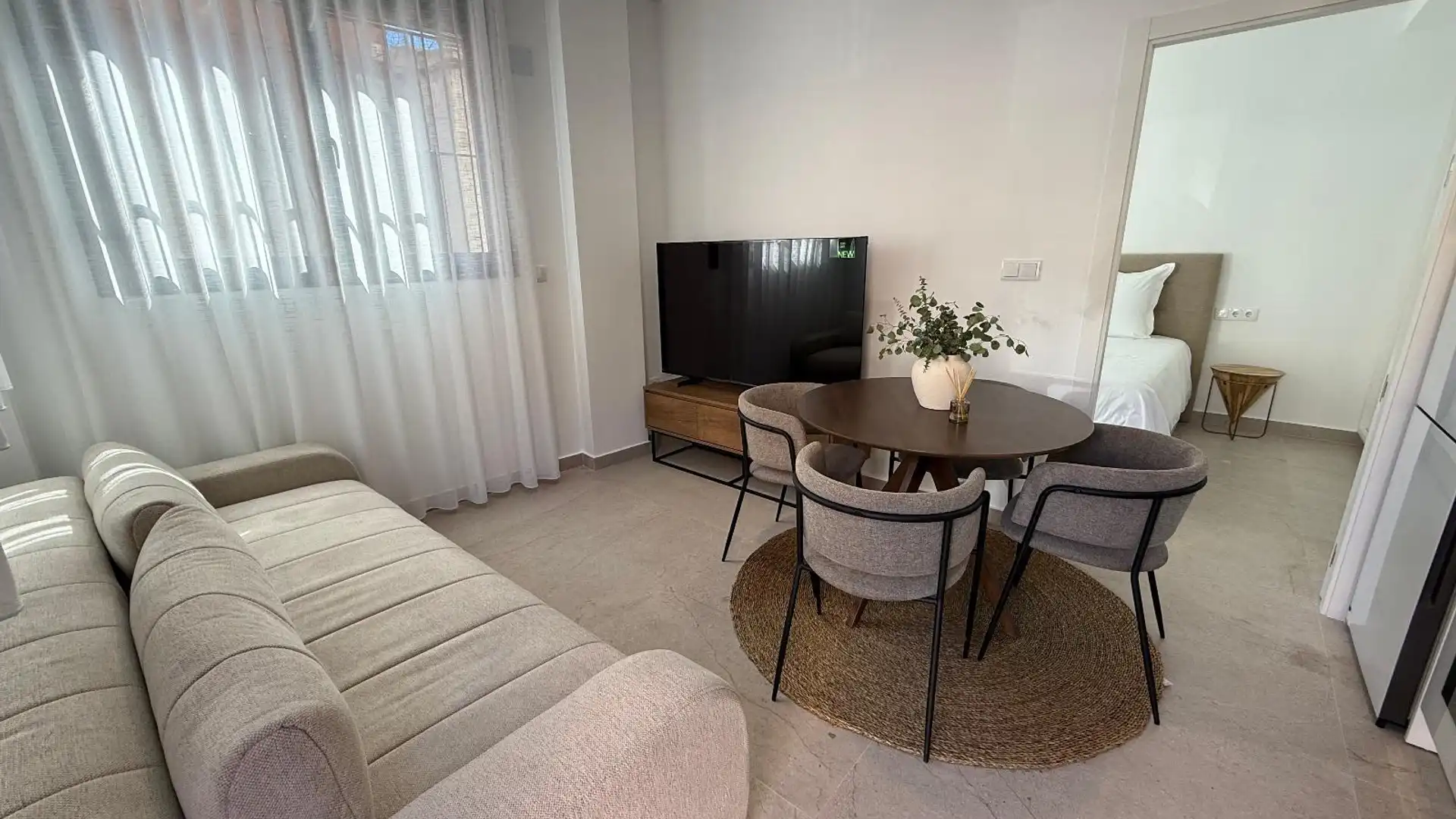 Sala d'estar de Apartament en venda en  Murcia Capital amb Aire condicionat
