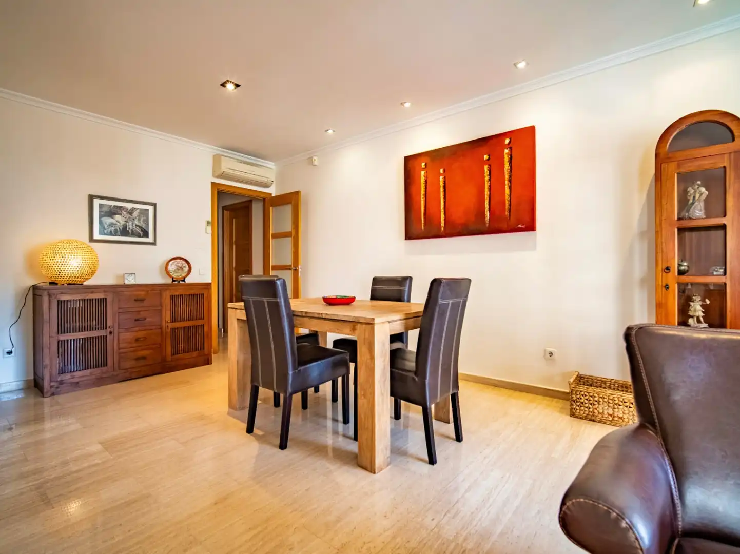 Dining room of Apartments for sale in L'Alfàs del Pi  with Air Conditioner, Heating and Private garden
