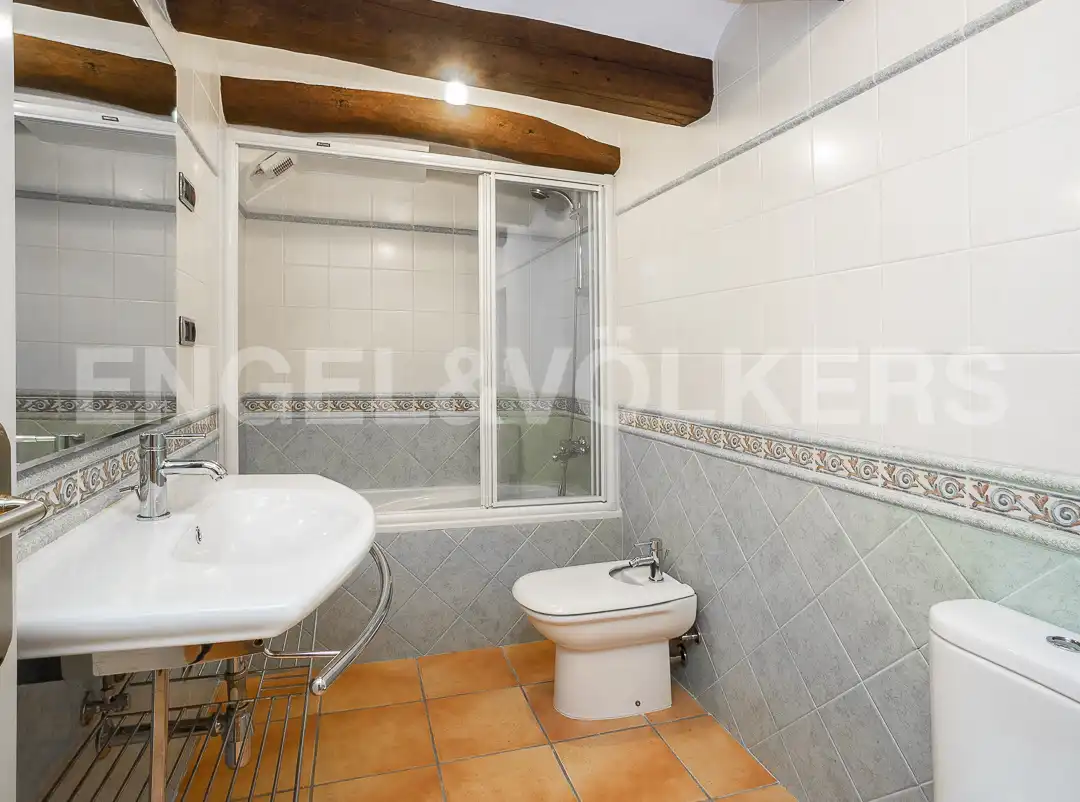 Baño de Casa o chalet en venta en Pontons con Calefacción, Jardín privado y Parquet