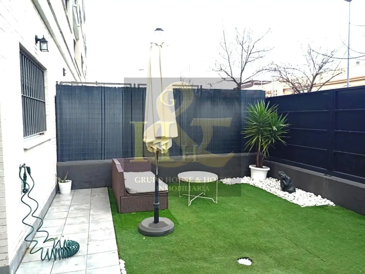 Terrasse von Erdgeschoss zum Verkauf in Jerez de la Frontera mit Klimaanlage, Privatgarten und Gemeinschaftspool