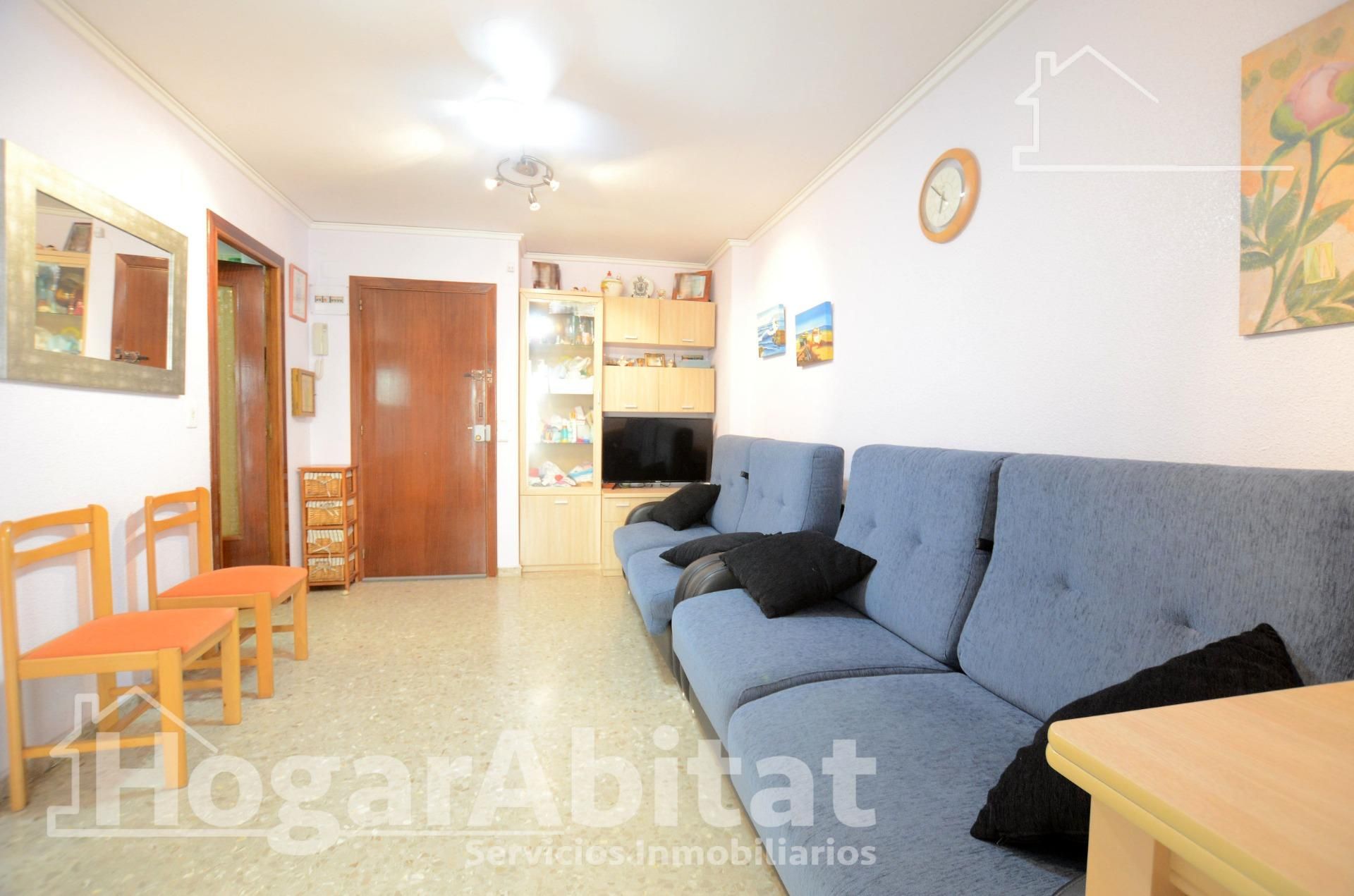 Sala de estar de Piso en venta en Bellreguard con Terraza
