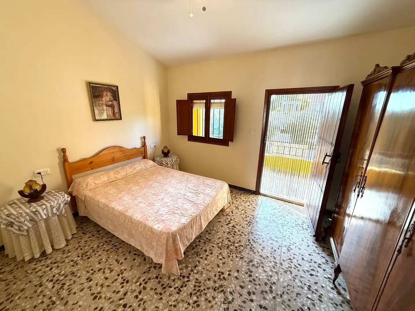 Schlafzimmer von Einfamilien-Reihenhaus zum Verkauf in Pulpí mit Heizung, Terrasse und Abstellraum