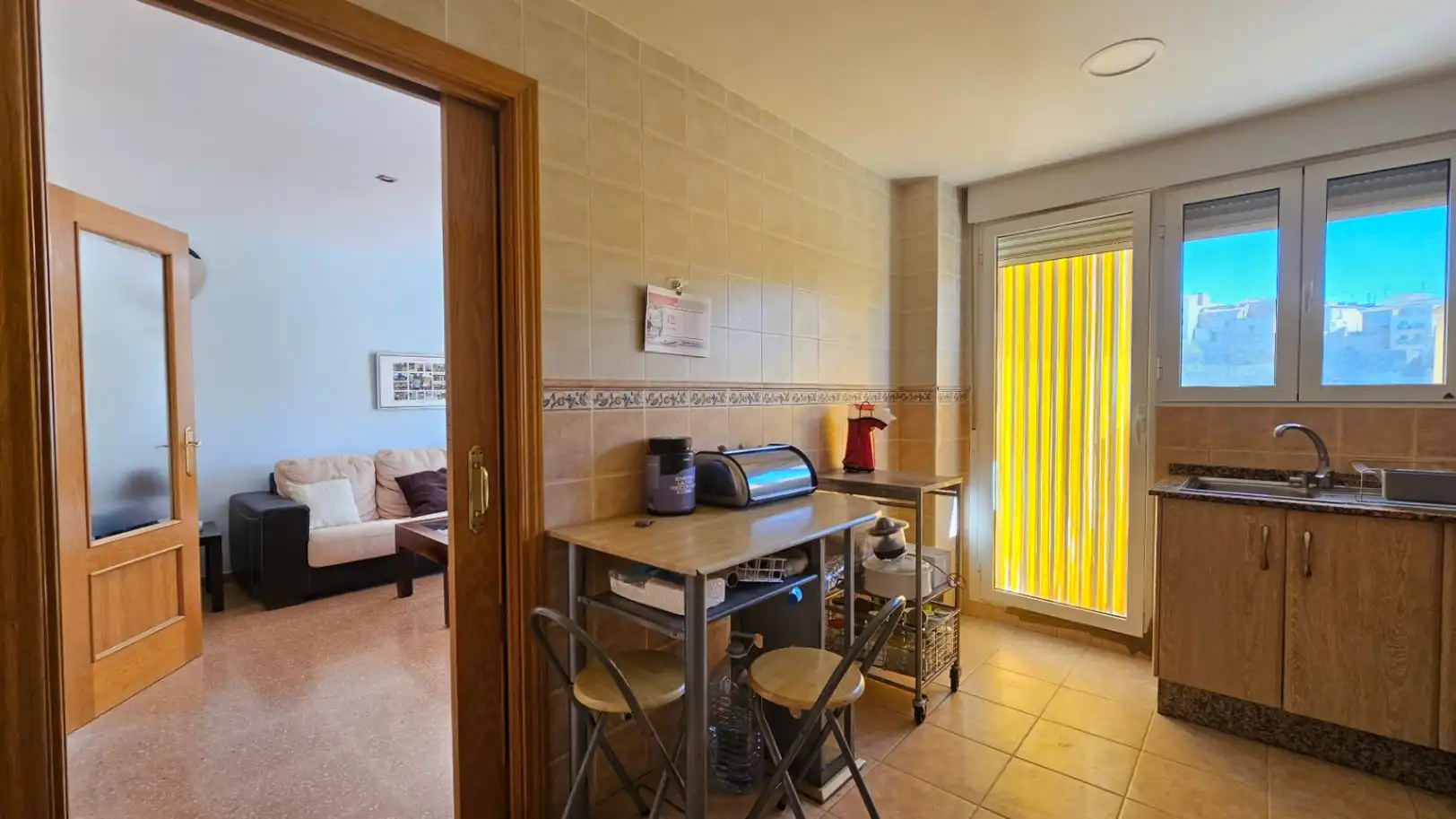 Kitchen of Duplexes for sale in Tibi  with Heating, Terrace and Furnished