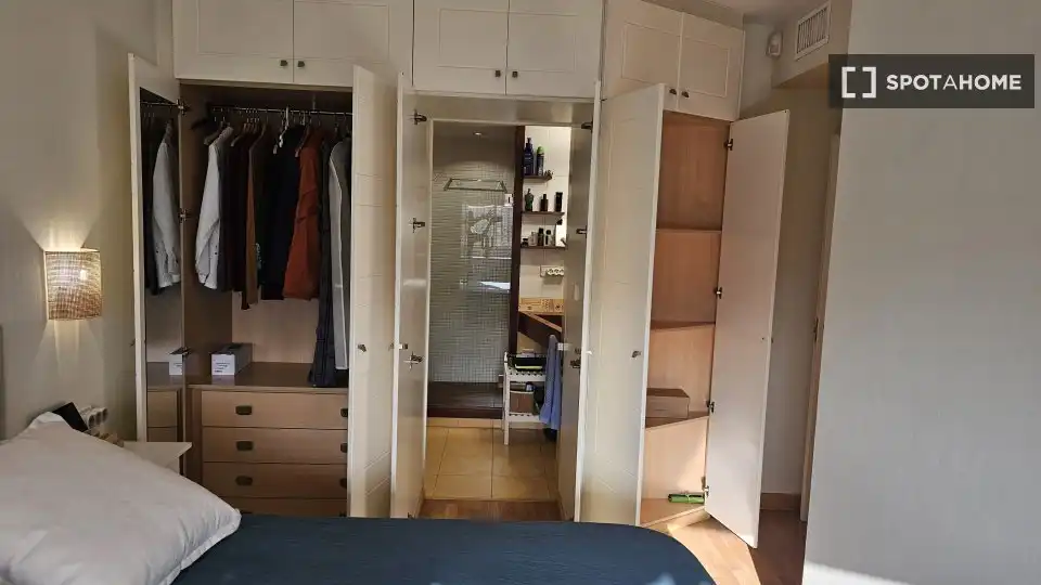 Bedroom of Flat for rent in Murcia  with Air Conditioner, Heating and Furnished