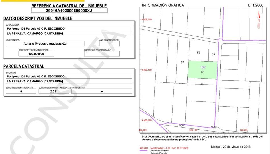 Foto 1 de Residencial en venta en Escobedo la Peñalva, Escobedo, Cantabria