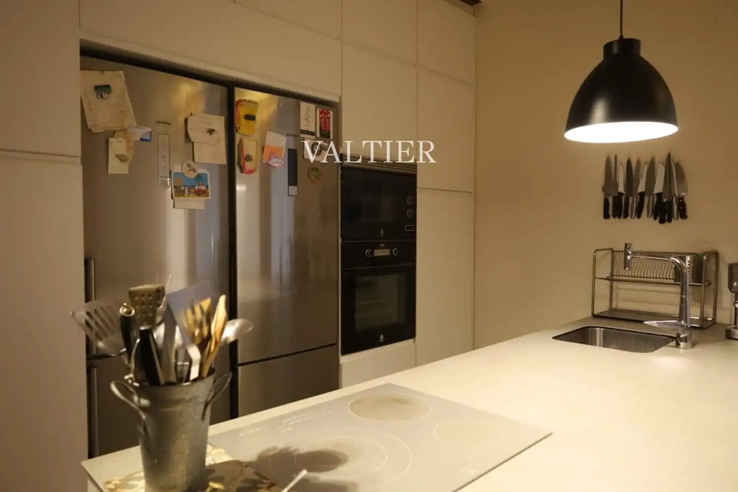 Kitchen of Flat for rent in Madrid  with Air Conditioner, Storage room and Furnished